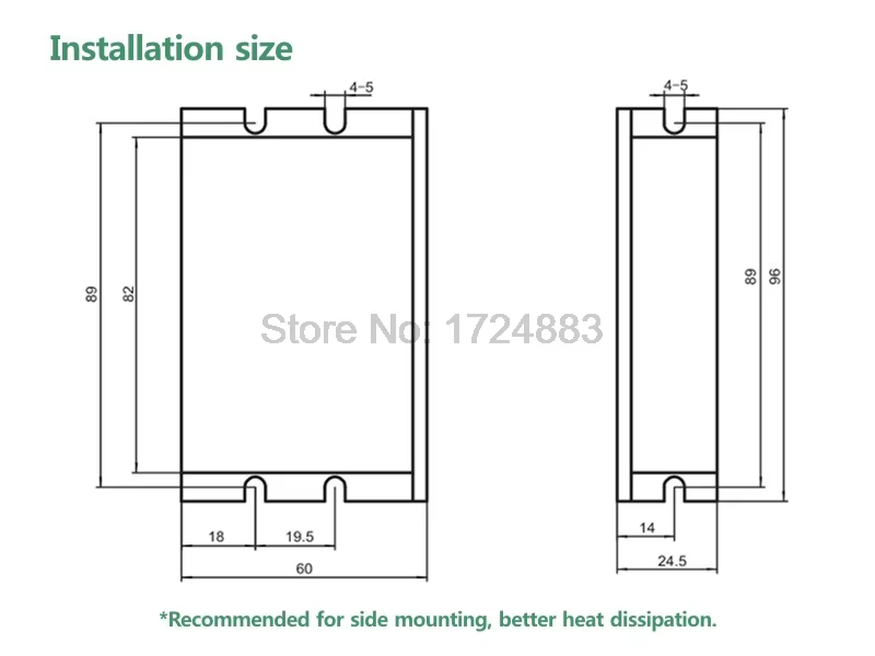 Detalle de conexiones y DIP switches