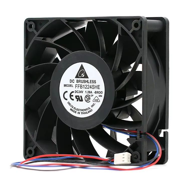 Ventilador en funcionamiento