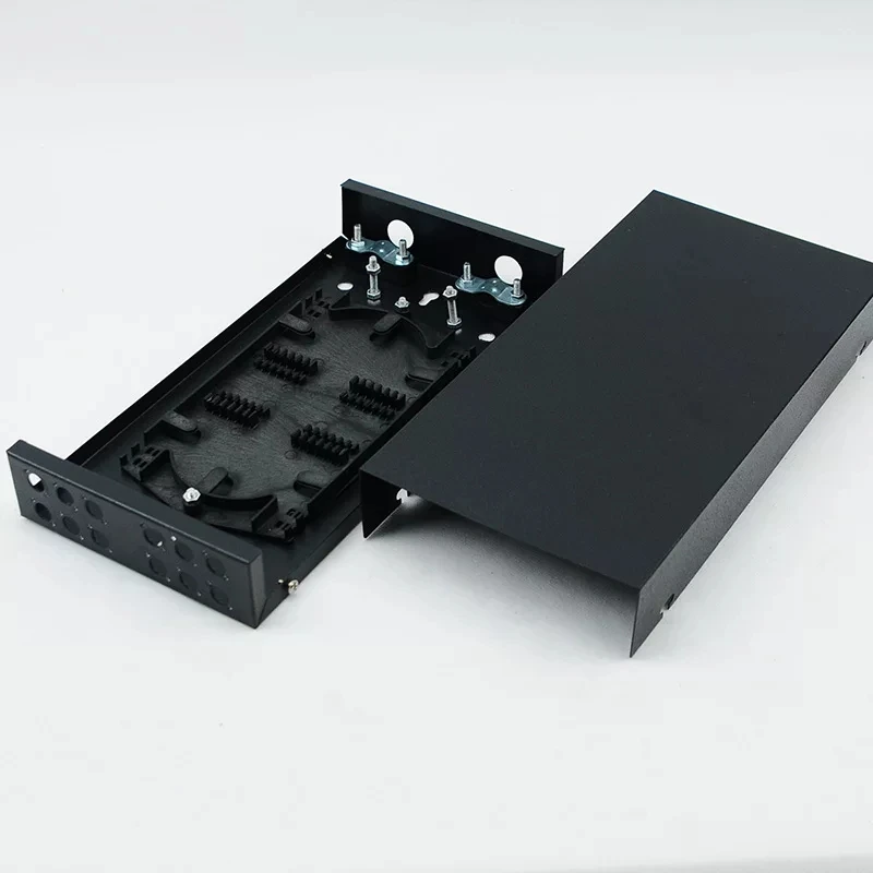 Panel de parcheo fiber optic con 12 puertos ST