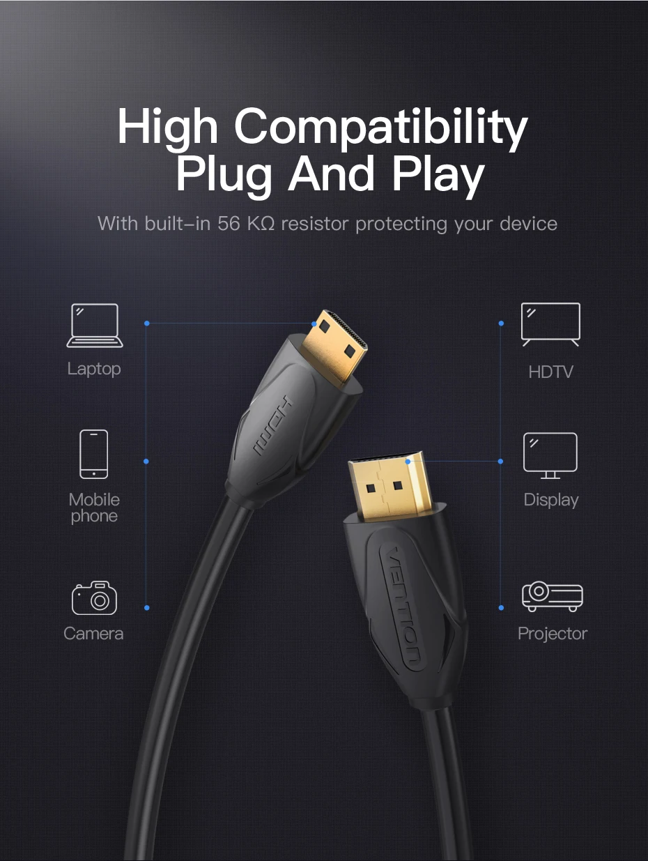 Variantes de longitud del cable Vention