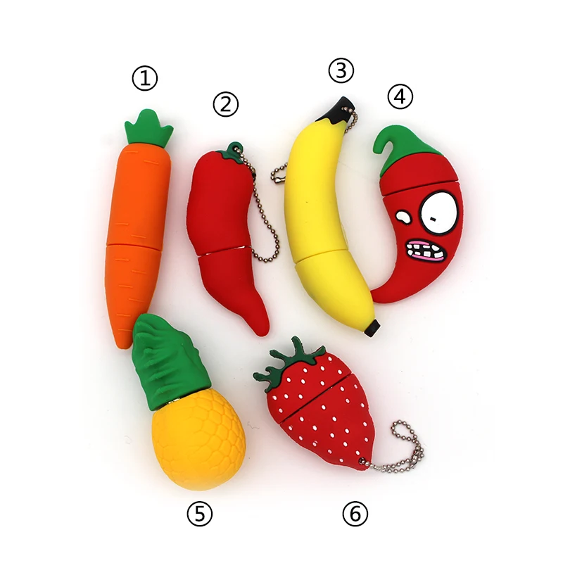 Pendrive USB diseño fruta