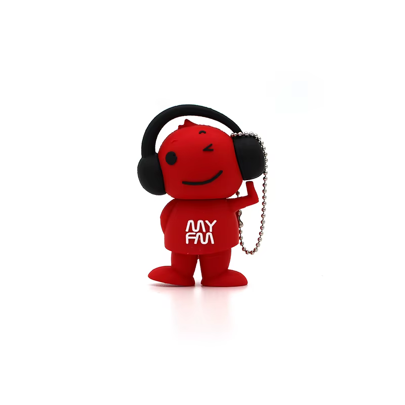 Unidad Flash USB KnightDisk rojo vista frontal