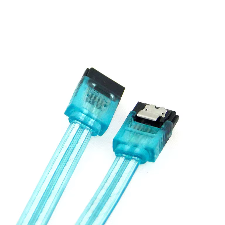 Vista del cable plano enrollado