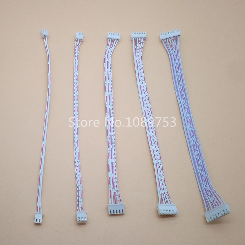 Conectores XH2.54 de doble cabeza en configuración paralela