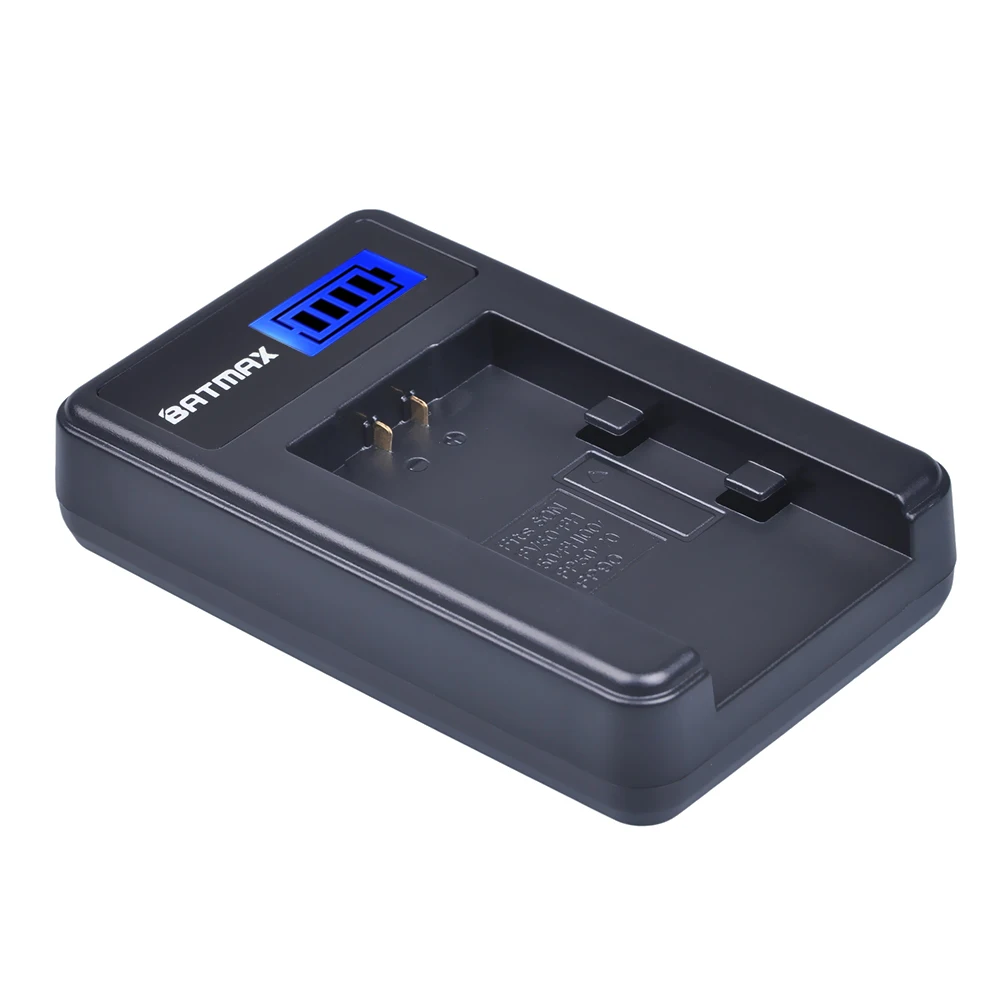 Batmax Cargador Batería Sony NP-FV50 USB LCD NP-FV30 V70 V100 FH50 - imagen 3