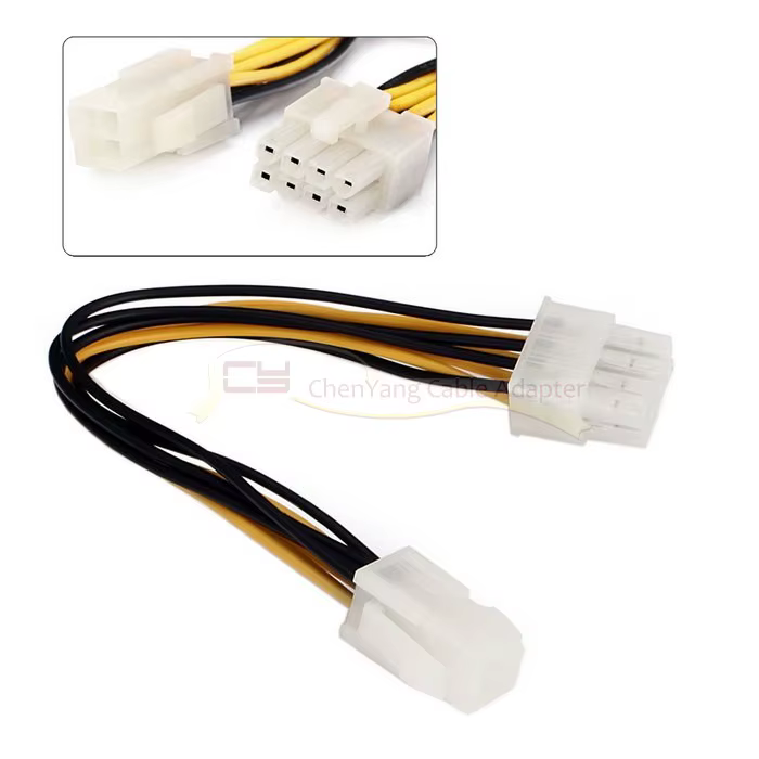 Detalle del conector hembra de 4 pines