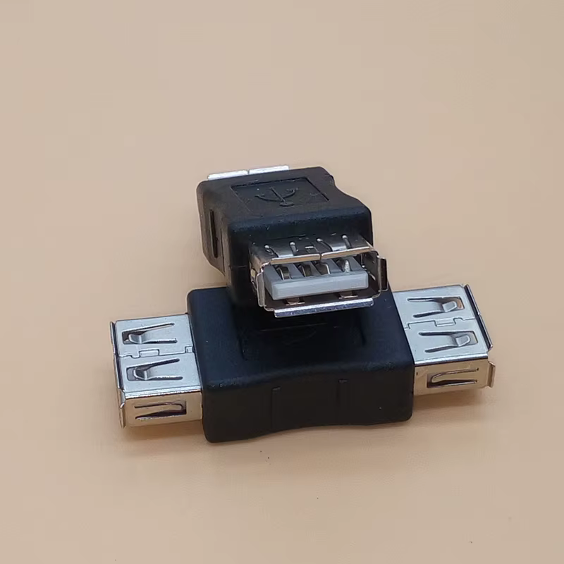 Conector USB 2.0 tipo A hembra visto de perfil