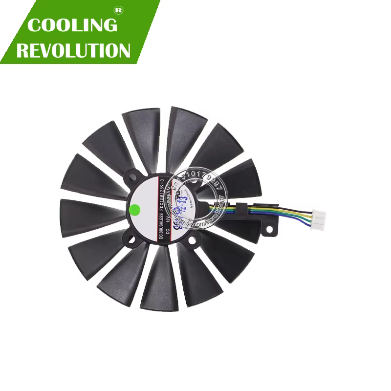 Ventilador para tarjeta gráfica view frontal