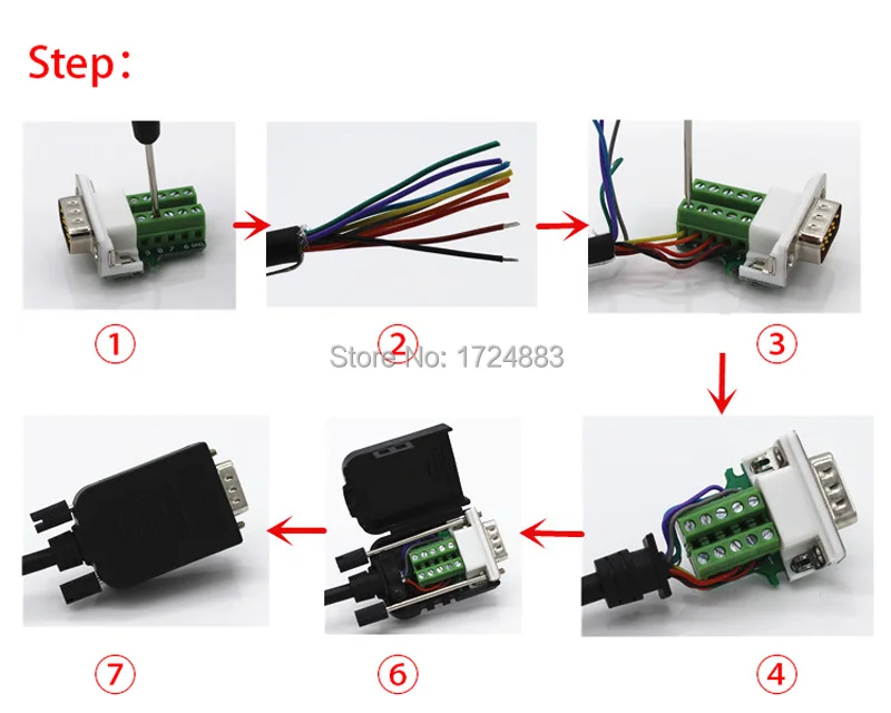 Ejemplo de instalación en panel de control
