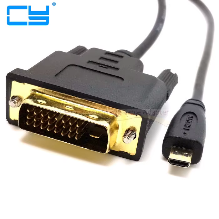 UXG Cable Micro HDMI a DVI - imagen lateral