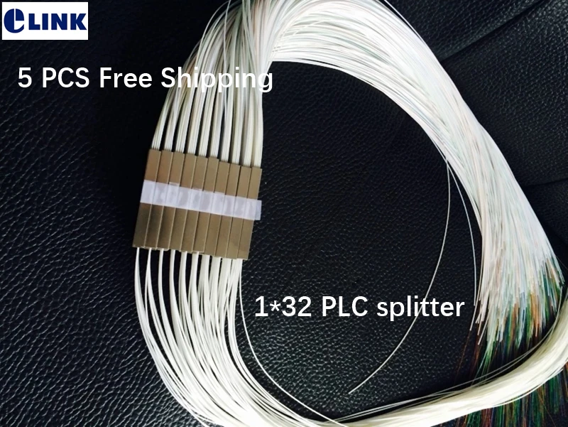 Divisor PLC mini con tubo de acero y cable blanco