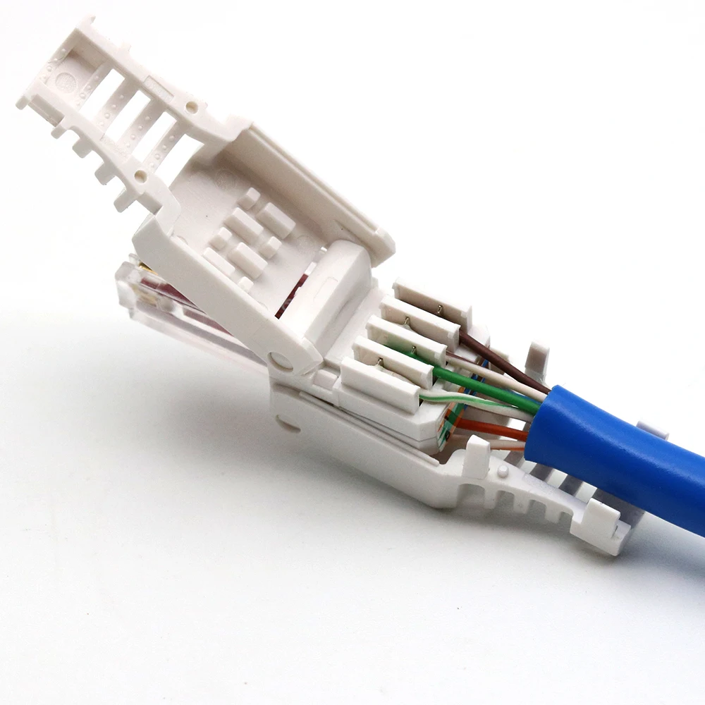 Xintylink Conector Ethernet RJ45 Cat6 Cat5 Cat5e UTP Keystone Modular - imagen 3
