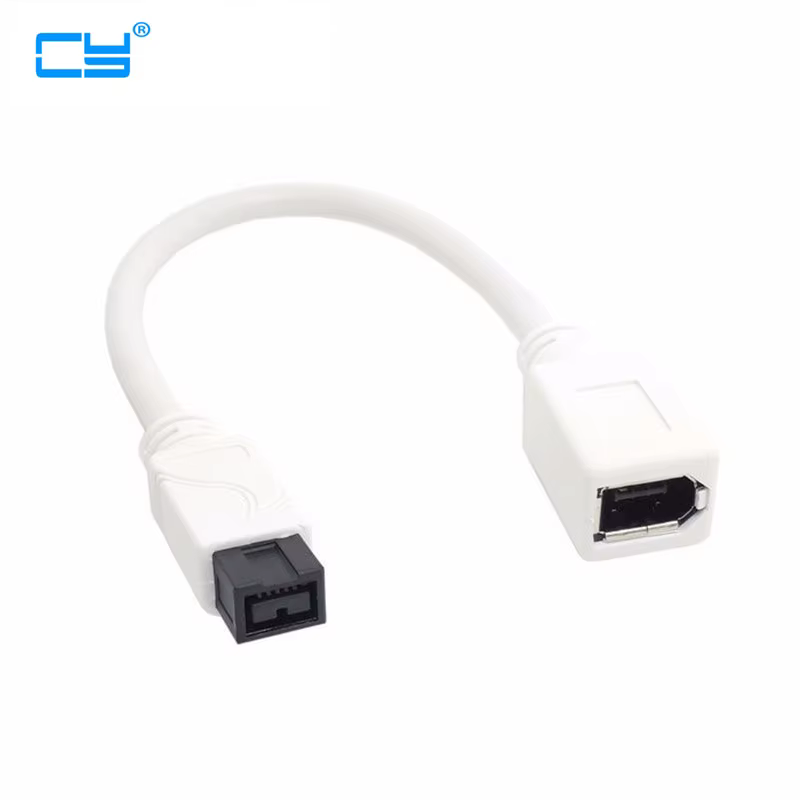 Adaptador FireWire comparación de tamaño