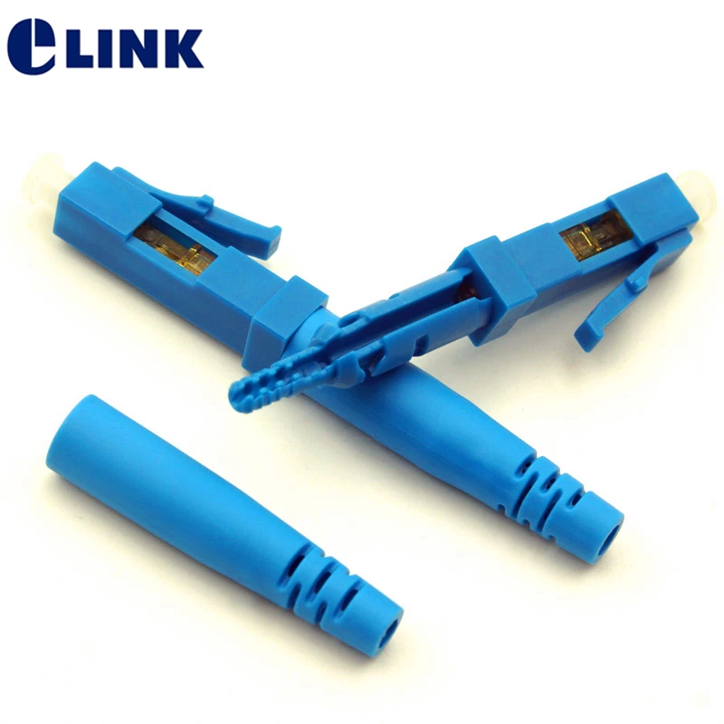 Detalle del cuerpo del conector LC UPC