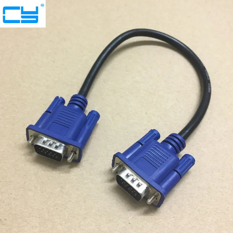 Cable VGA UXG mostrando conectores y blindaje