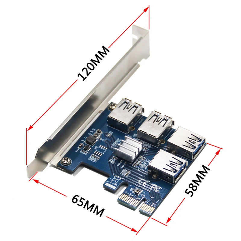 Detalle de la conexión PCI-E del riser