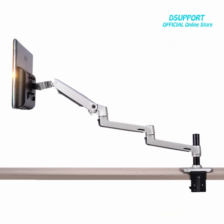 Soporte monitor aluminio y acero SPCC instalado