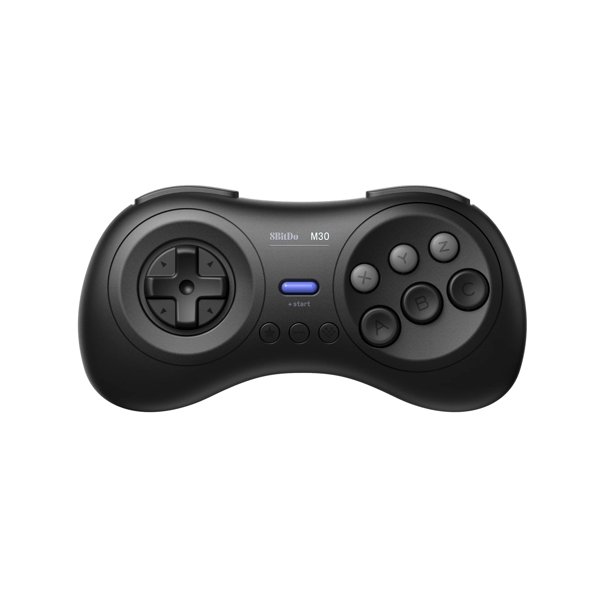 Mando 8Bitdo M30 en negro estilo retro