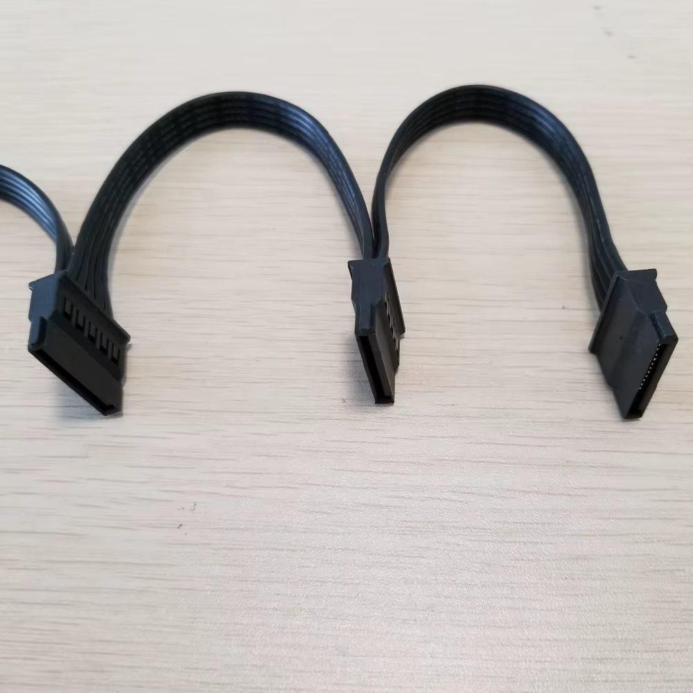 Vista lateral del cable divisor
