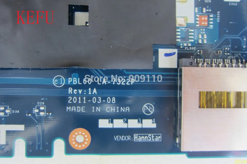 Placa base probada