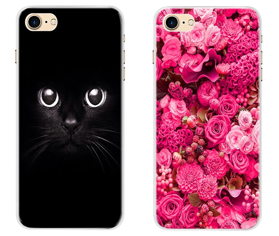 Funda aplicada en iPhone negro