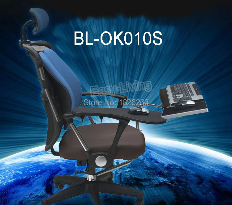Vista del soporte de teclado y portátil Hyvarwey BL-OK010S