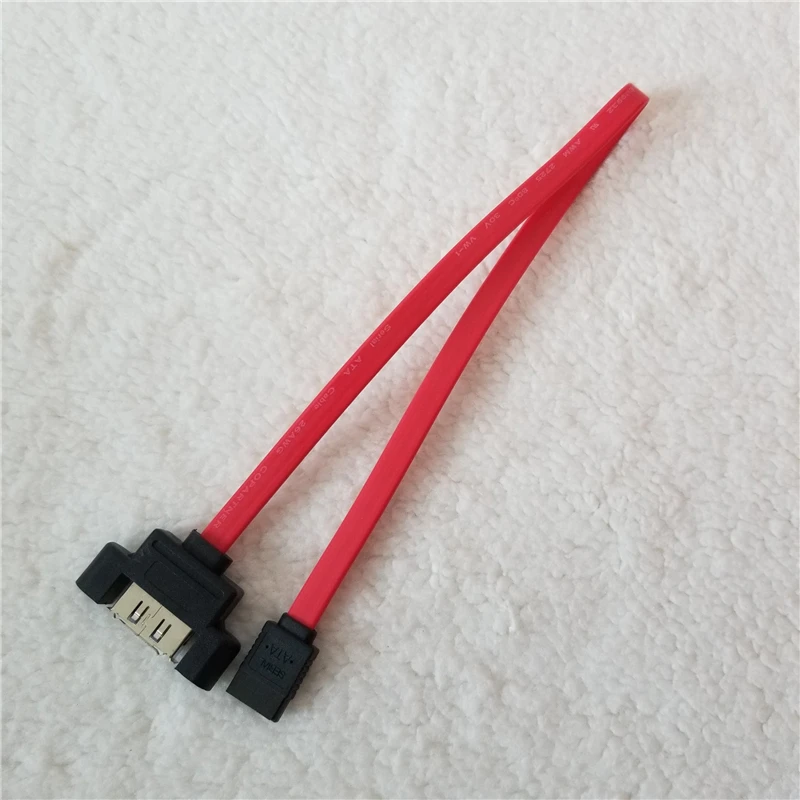 Cable de extensión SATA a eSATA rojo de 40 cm