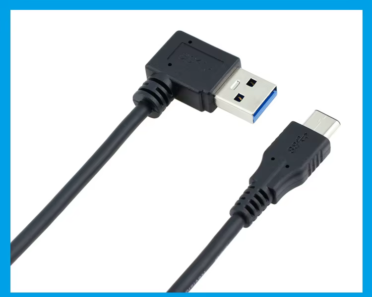 Cabo USB-C 90° detalle