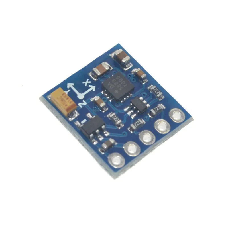 Placa PCB del sensor con conexiones I2C