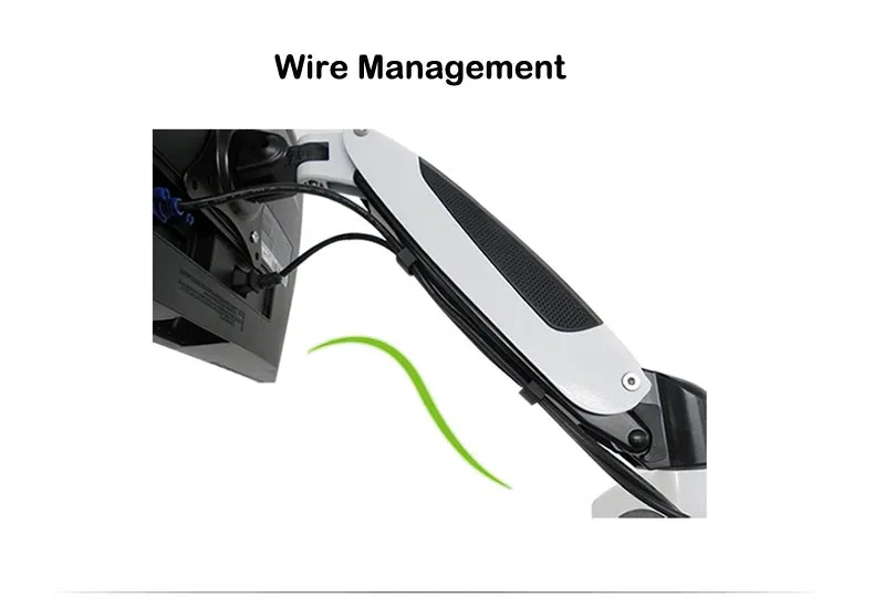 Soporte Brazo Monitor Pared Giratorio – Ajustable y Articulado - imagen 2