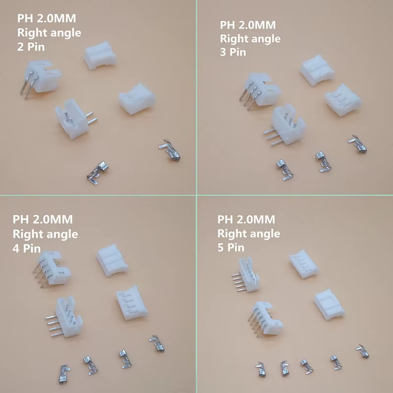 Conectores PH2.0 listos para crimpar