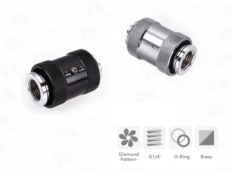 Detalle del conector de válvula