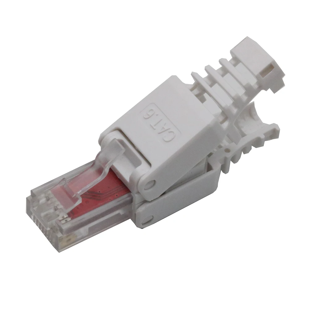 Xintylink Conector Ethernet RJ45 Cat6 Cat5 Cat5e UTP Keystone Modular - imagen 2