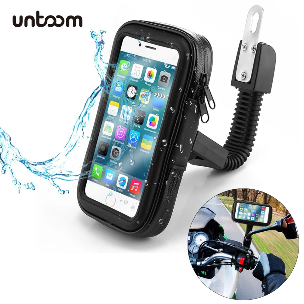 Funda impermeable moto para iPhone Pro Max y Android resistentes - imagen 3