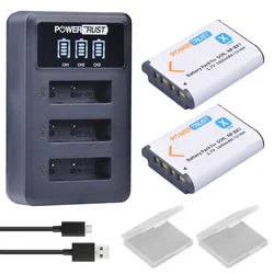 PowerTrust Batería NP-BX1 + Cargador USB LED para Sony Cámaras