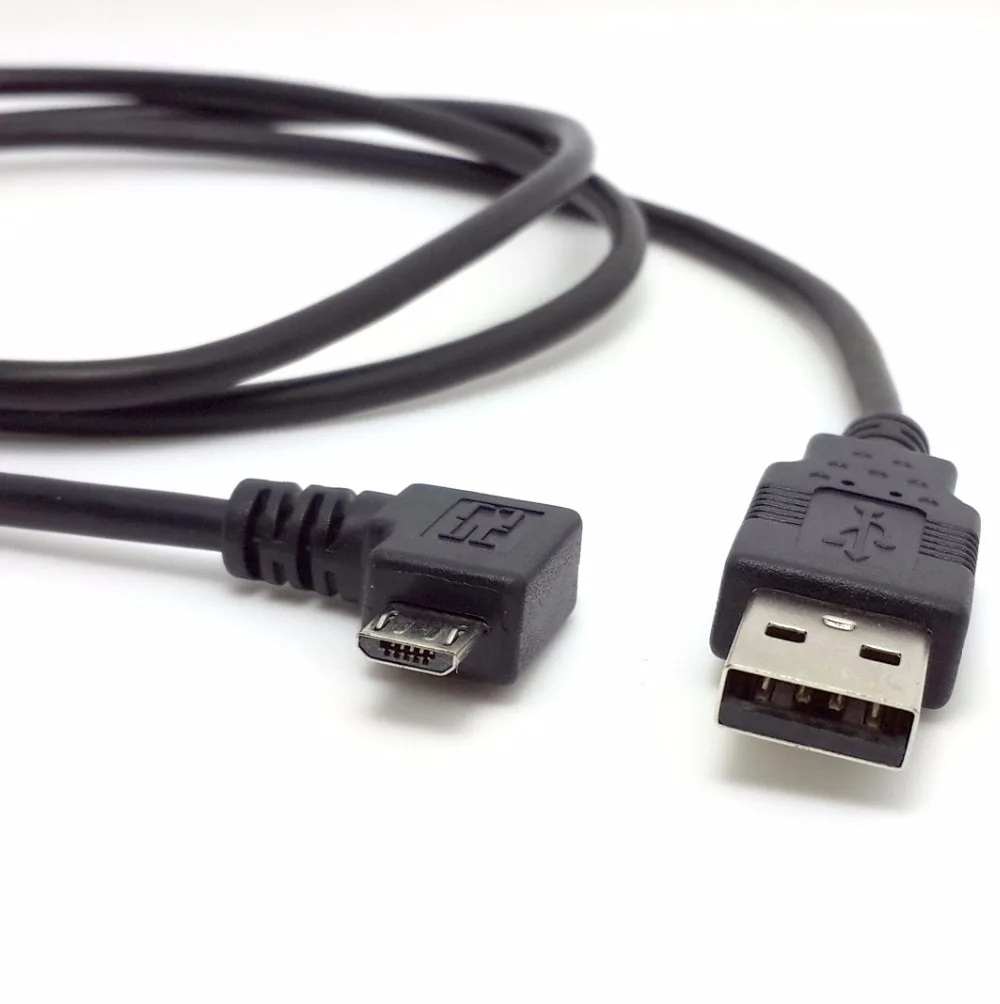 Cable Micro USB con conector de 90 grados