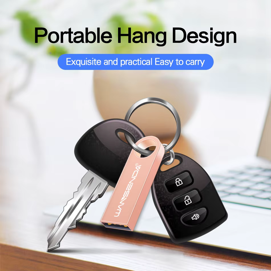 Vista del pendrive conectado a un puerto USB