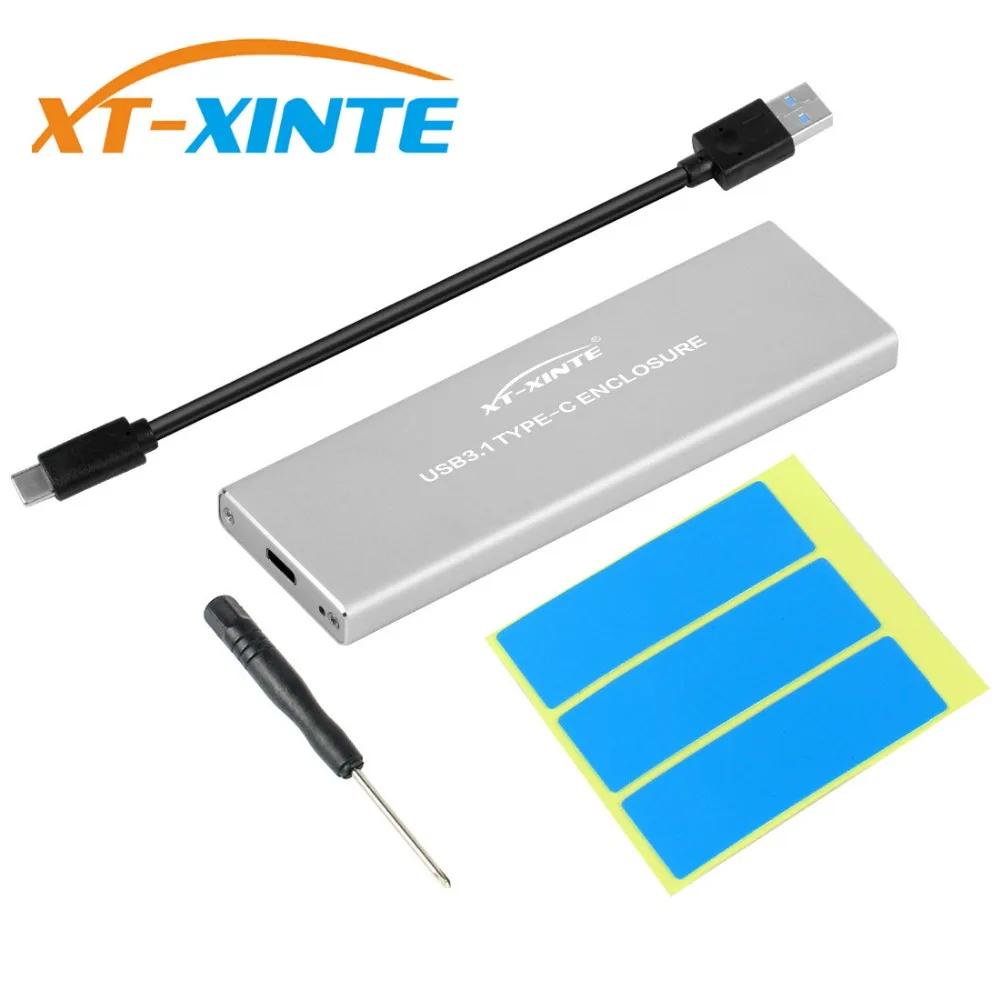 Caja NVMe XT-XINTE vista frontal
