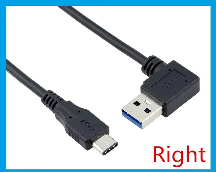 Cabo USB-C 90° lateral