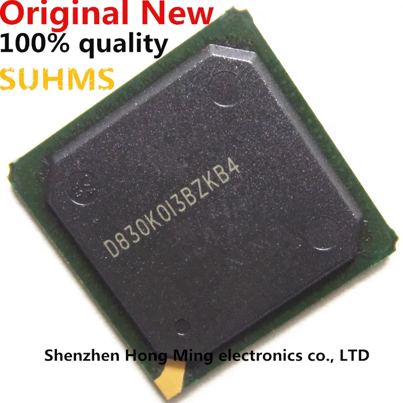 Detalle del chip BGA vista superior