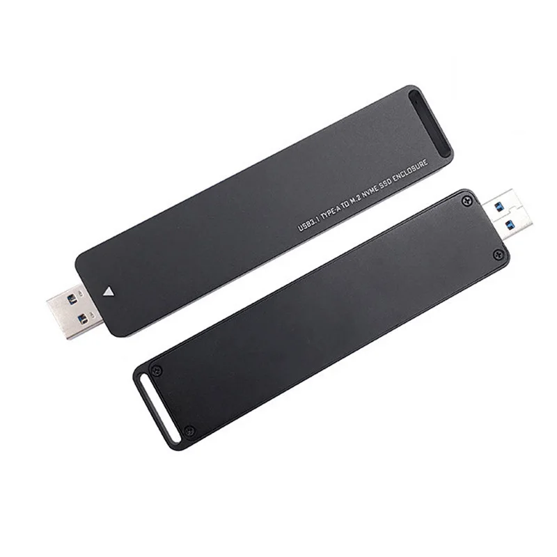 Carcasa NVMe con SSD instalado