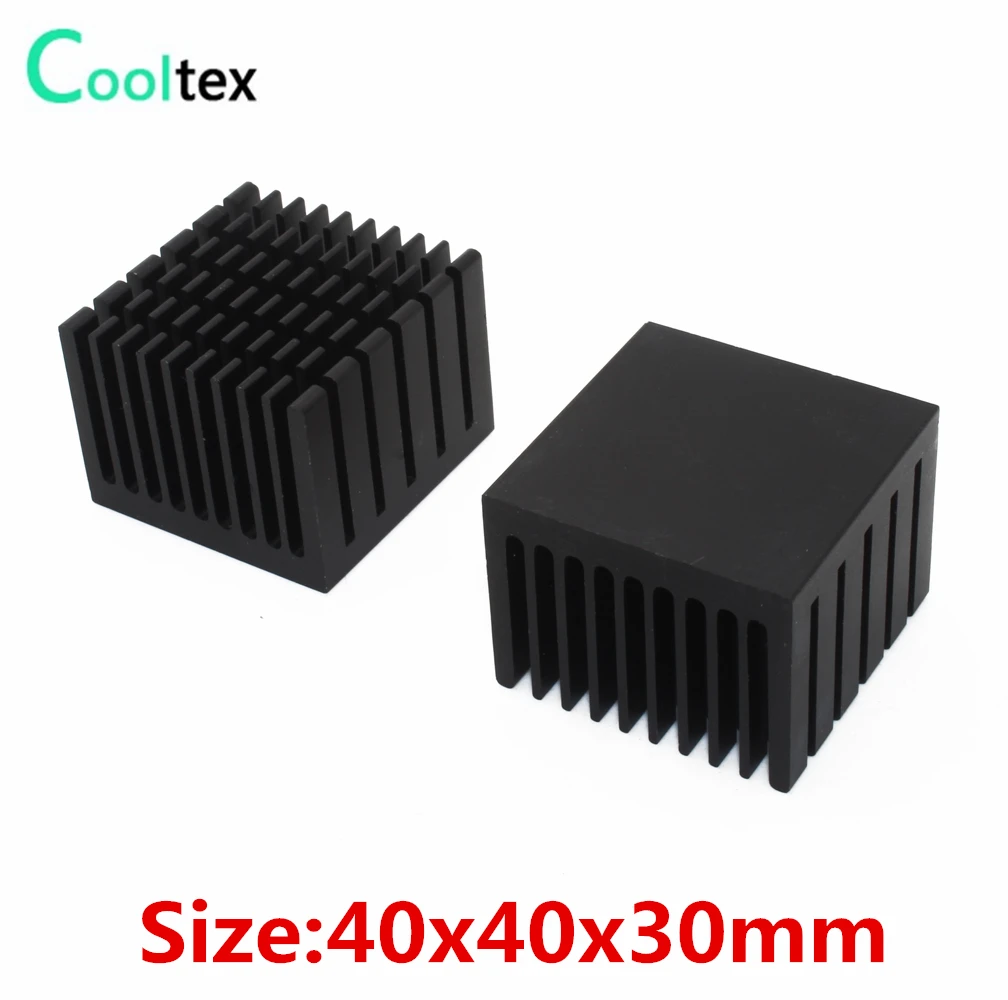 Disipador 40x40x30mm negro Cooltex
