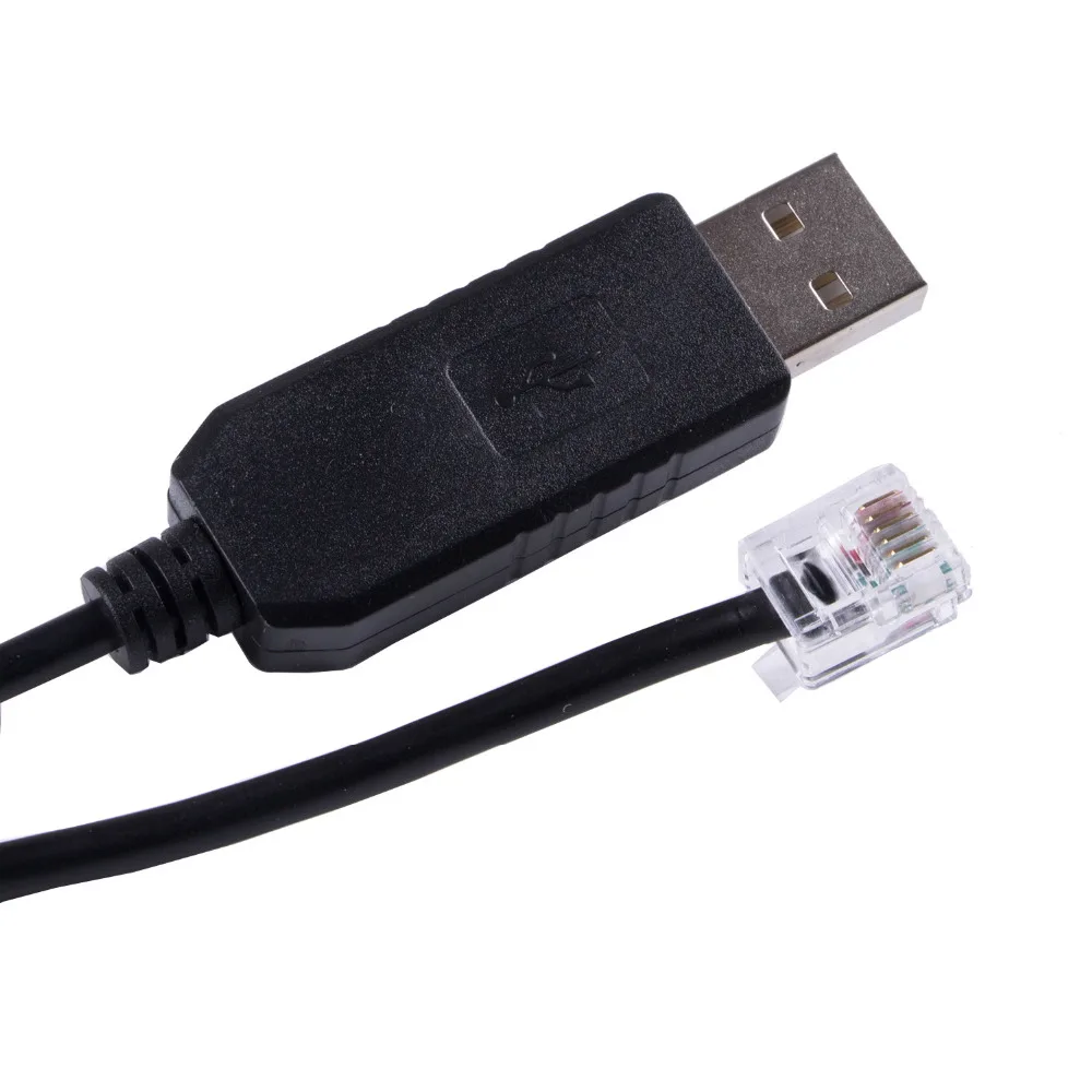 Detalle del conector RJ12 del cable