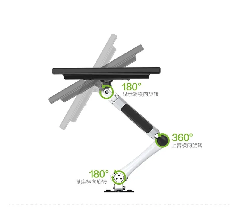 Soporte Brazo Monitor Pared Giratorio – Ajustable y Articulado - imagen 3