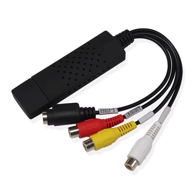 Adaptador Easiercap con conectores RCA y S‑video