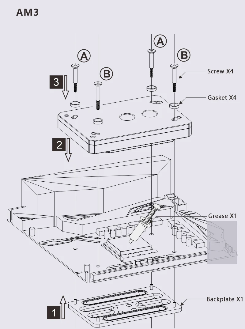 Instalación del bloque