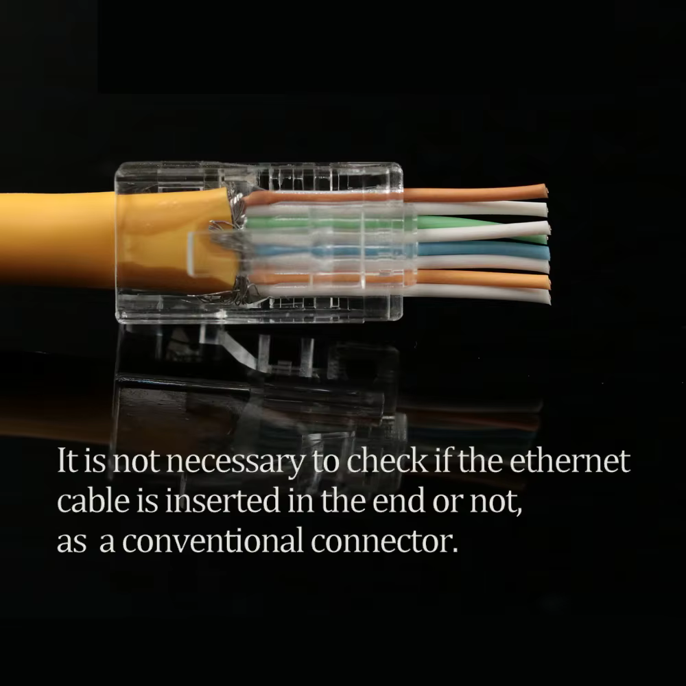 Conector Keystone RJ45 CAT6 8P8C - Montaje en Pared UTP - imagen 2