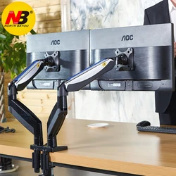 Soporte Monitor Brazo Gas NB F185A con USB para 22-27″