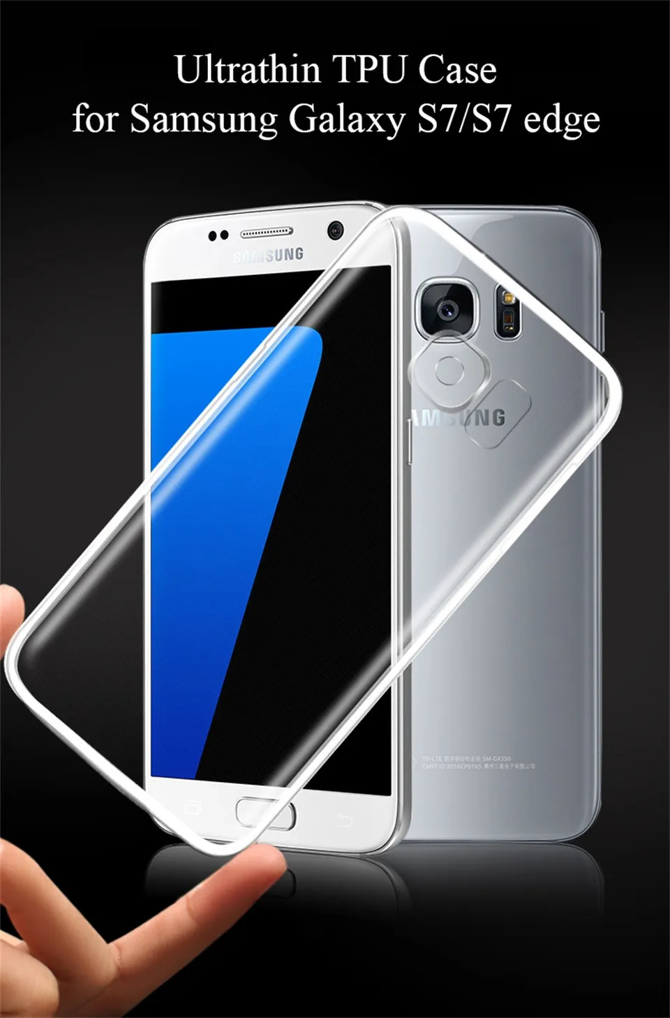 Funda Samsung Galaxy S7 Edge vista frontal