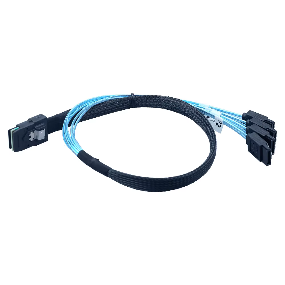 Cable Mini SAS 4i SFF-8087 instalado en sistema